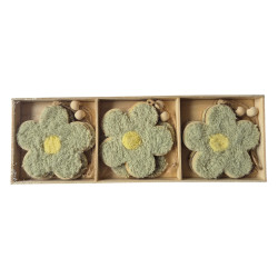 Zawieszka dekoracyjna kwiaty zestaw 6 sztuk