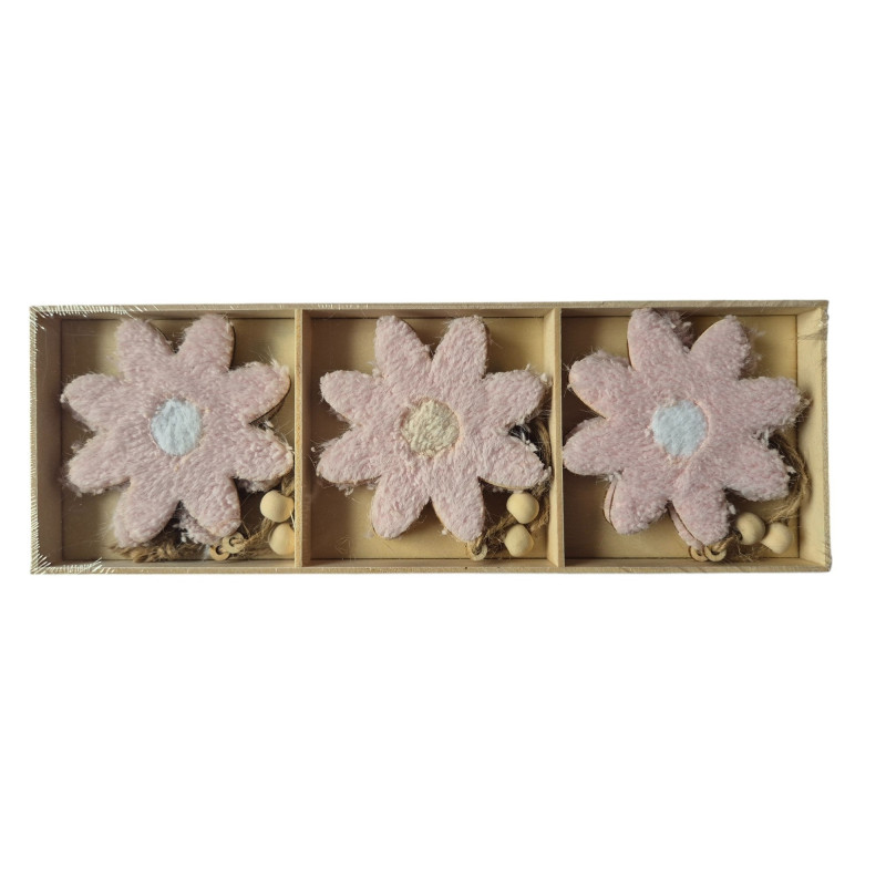 Zawieszka dekoracyjna kwiaty zestaw 6 sztuk