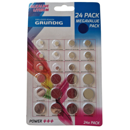 Zestaw baterii 24 sztuki Grundig